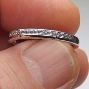 *925 Sterling Silver Diamond Ring